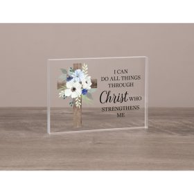 "Through Christ" Block Sitter
