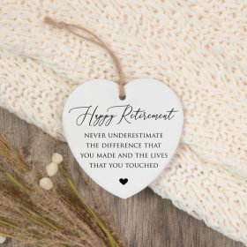 "Retirement"" Heart Ornament