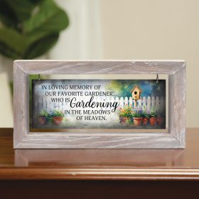 "Gardener" Framed Message Bar