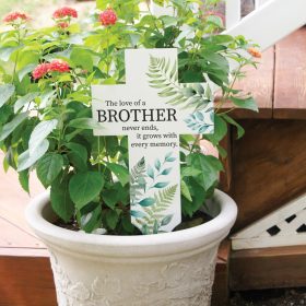 "Brother" Cross Garden Stake