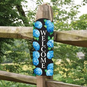 "Welcome" 18" Metal Wall Décor