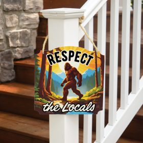 "Respect the Locals" 18" Metal Wall Décor