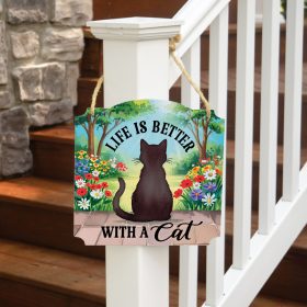 "Cat" 18" Metal Wall Décor