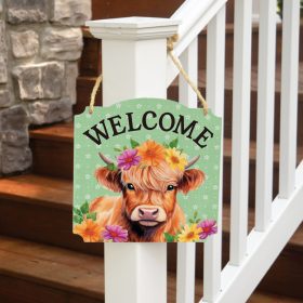 "Highland Cow 18" Metal Wall Décor