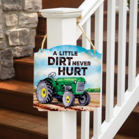 "Little Dirt" 18" Metal Wall Décor