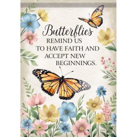 "New Beginnings"  - Eternal Garden Dura Soft™ Garden Flag