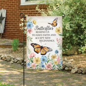 "New Beginnings"  - Eternal Garden Dura Soft™ Garden Flag