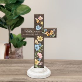 "New Beginnings" Wood Composite Cross