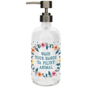 "Wash Hands" Soap Pump
