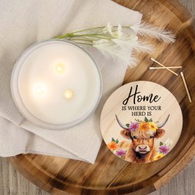 "Highland Cow" 3-Wick Candle