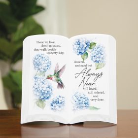 "Always Near" Book Easel Plaque