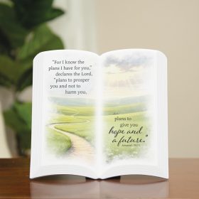 "Jeremiah" Book Easel Plaque