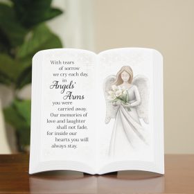 "Angels' Arms" Book Easel Plaque