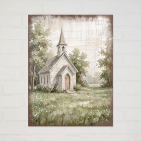 "Country Church" Wall Décor