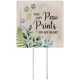 "Paw Prints" Plant Pick