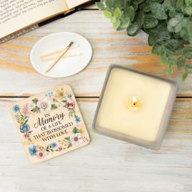 "In Memory" Square Candle