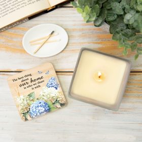 "Our Home" Square Candle