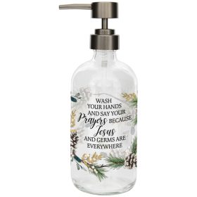 "Jesus & Germs" seasonal Soap Pump