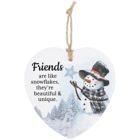 "Friends" Heart Ornament
