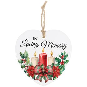 "Loving Memory" Heart Ornament
