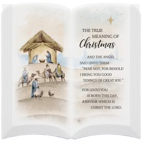 "Christmas Story" Book Easel Plaque