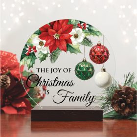 "Christmas Family" Round Sitter