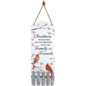 "Cardinal Christmas" Metal Wall Décor
