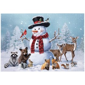 "Woodland Snowman" 1000 Piece Puzzle