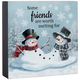 Melting Friends Mini Square Sitter
