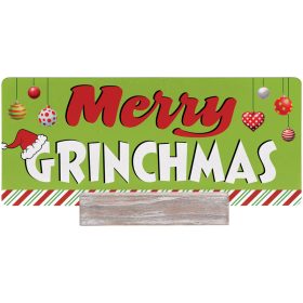 Grinchmas Message Bar  with Stand