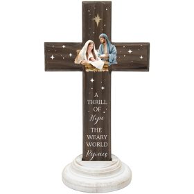 Thrill of Hope Pedestal Cross