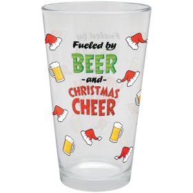 "Beer & Cheer" 16 Ounce Pint Glass
