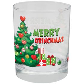 "Grinchmas" 12 Ounce Rocks Glass