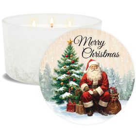 "Merry Christmas" 3-Wick Candle