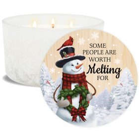 "Worth Melting" 3-Wick Candle