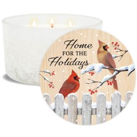 "Cardinal Home" 3-Wick Candle