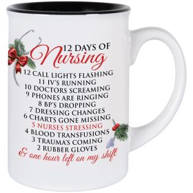 "12 Days of Nursing" 20 Ounce Mug