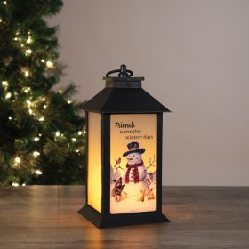 "Friends" Frosted Lantern