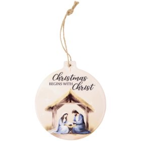 With Christ Ornament