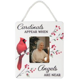 "Angels are Near" Frame Ornament