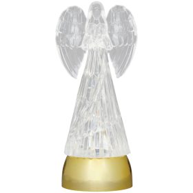 9 1/2" "Angel" Water Glitter Lantern