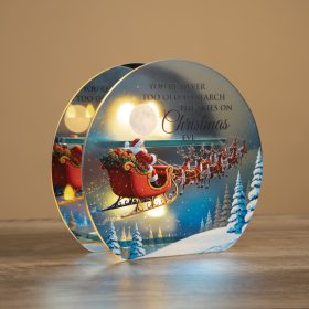 "Santa Skies" Tealight Candle Holder