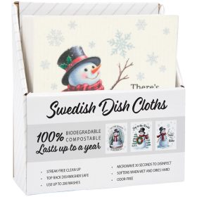 "Snowman" 24 piece Swedish Dish Cloth Assortment