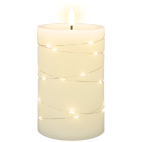 Candle with Fairy Lights