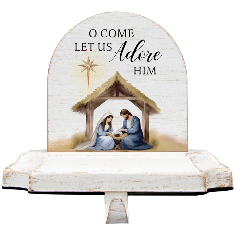 Nativity Stocking Holder
