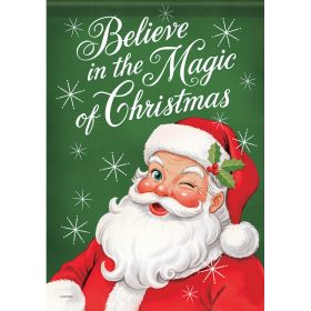 "Believe Santa" Garden Durasoft™ Flag - Garden 12.5 x 18