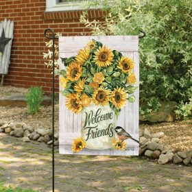 Friends Sunflowers Dura Soft™ Garden Flag - Garden 12.5 x 18