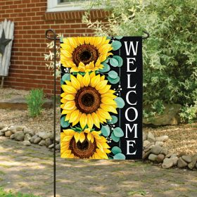 Sunflower Welcome Dura Soft™ Garden Flag - Garden 12.5 x 18
