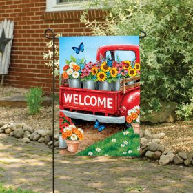Fresh Flower Truck Dura Soft™ Garden Flag - Garden 12.5 x 18