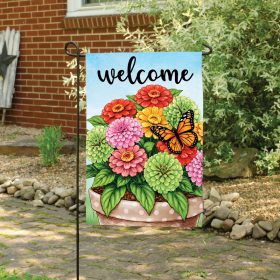 Zinnia Polka Dot Dura Soft™ Garden Flag - Garden 12.5 x 18
